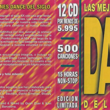 Las Mejores Canciones Dance Del Siglo 12 CD S 1999 Blanco Y Negro